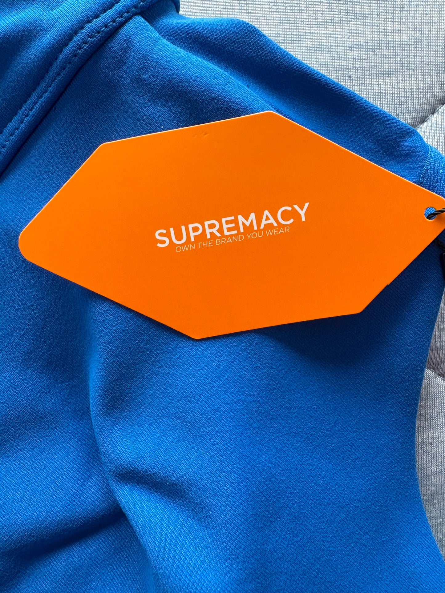 Supremacy Peak Longline Bra Top Colour Blue Size XL