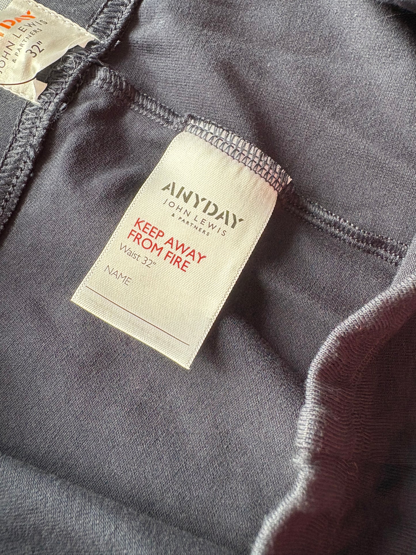 John Lewis 2 Pack Cycling Shorts Colour Navy Size 32 Inches