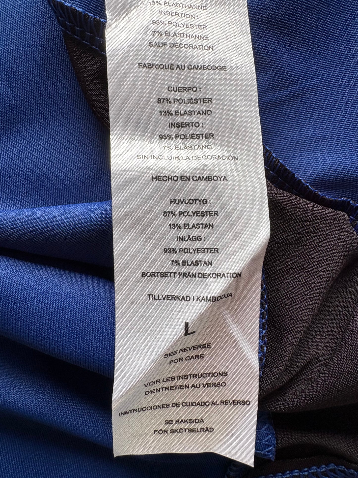 Champion Short Sleeve T-Shirt Colour Jewel Sapphire Size L