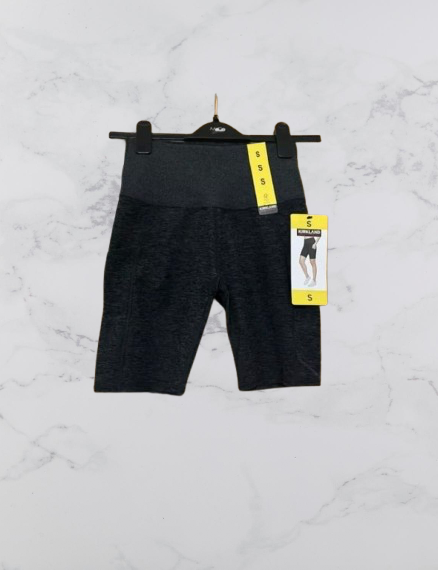 Kirkland Signature Ladies Brushed Bike Shorts Colour Grey Marl Size Small