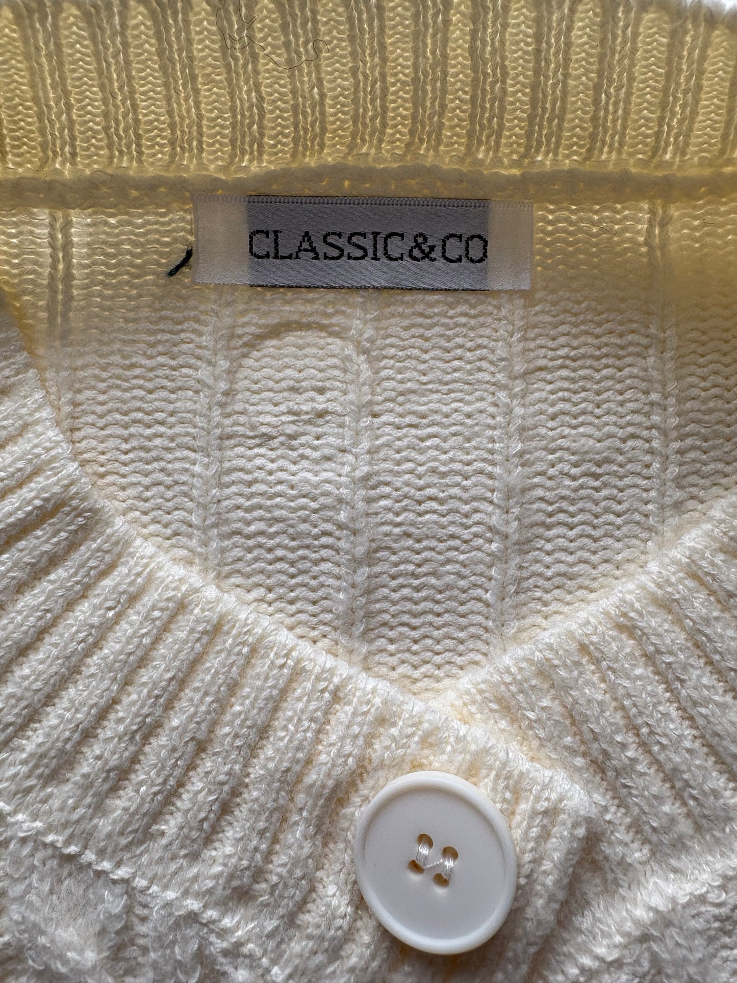 Classic&Co Knitted Lounge Set Colour Cream One Size 8-16