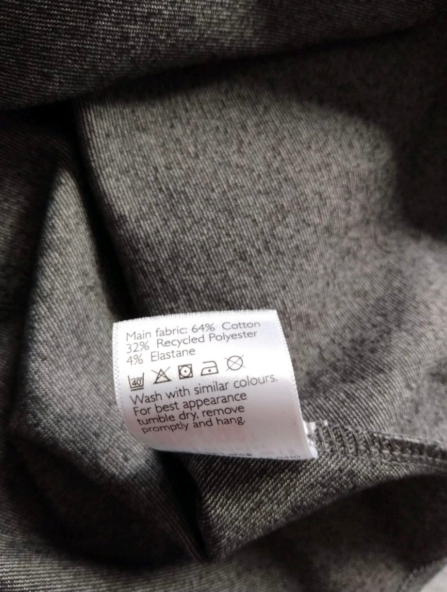 John Lewis Jersey Skater Skirt Colour Grey Size 12 Years