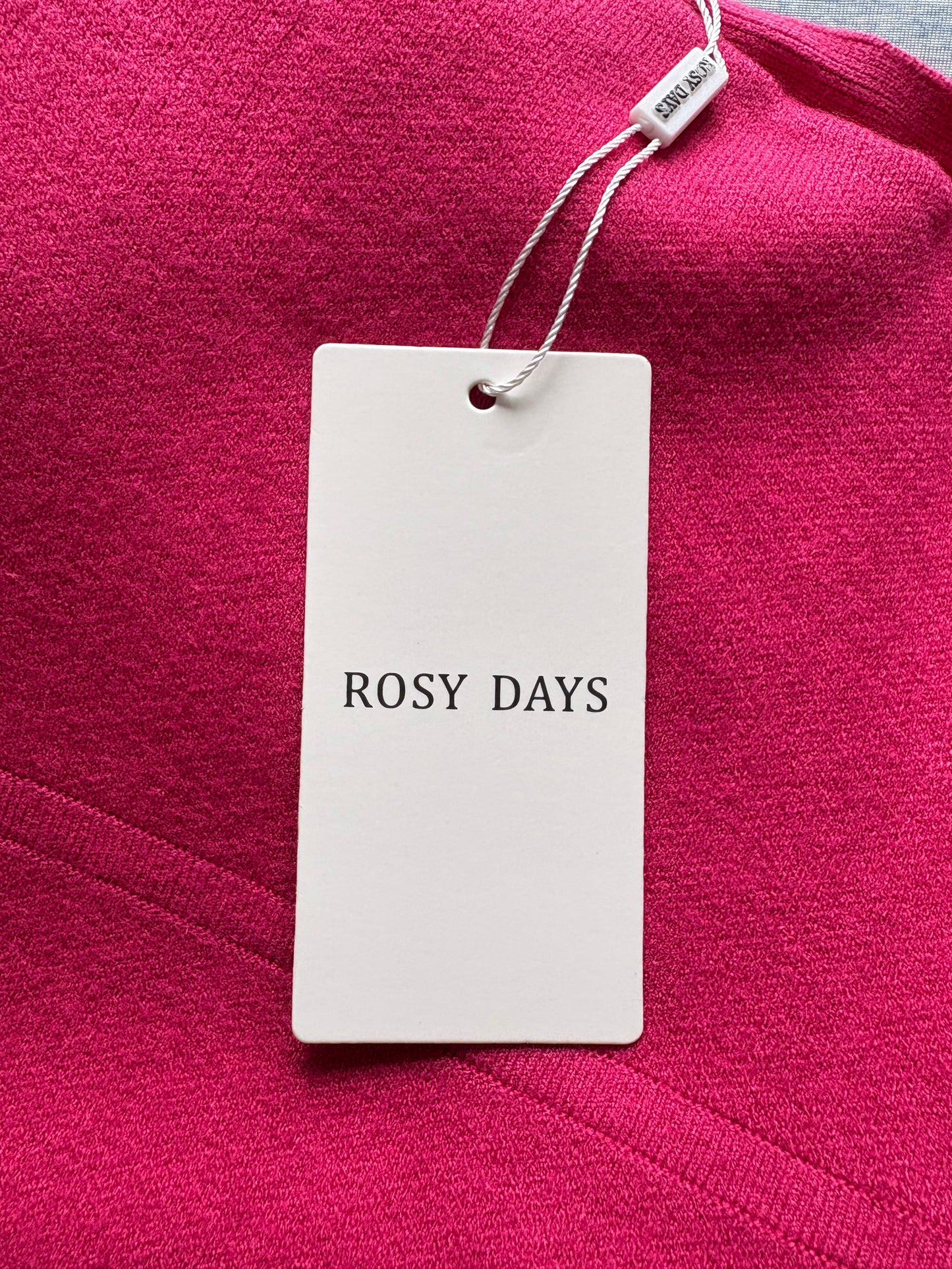 Rosy Days Roll Neck Jumper Dress Colour Pink One Size 12-22