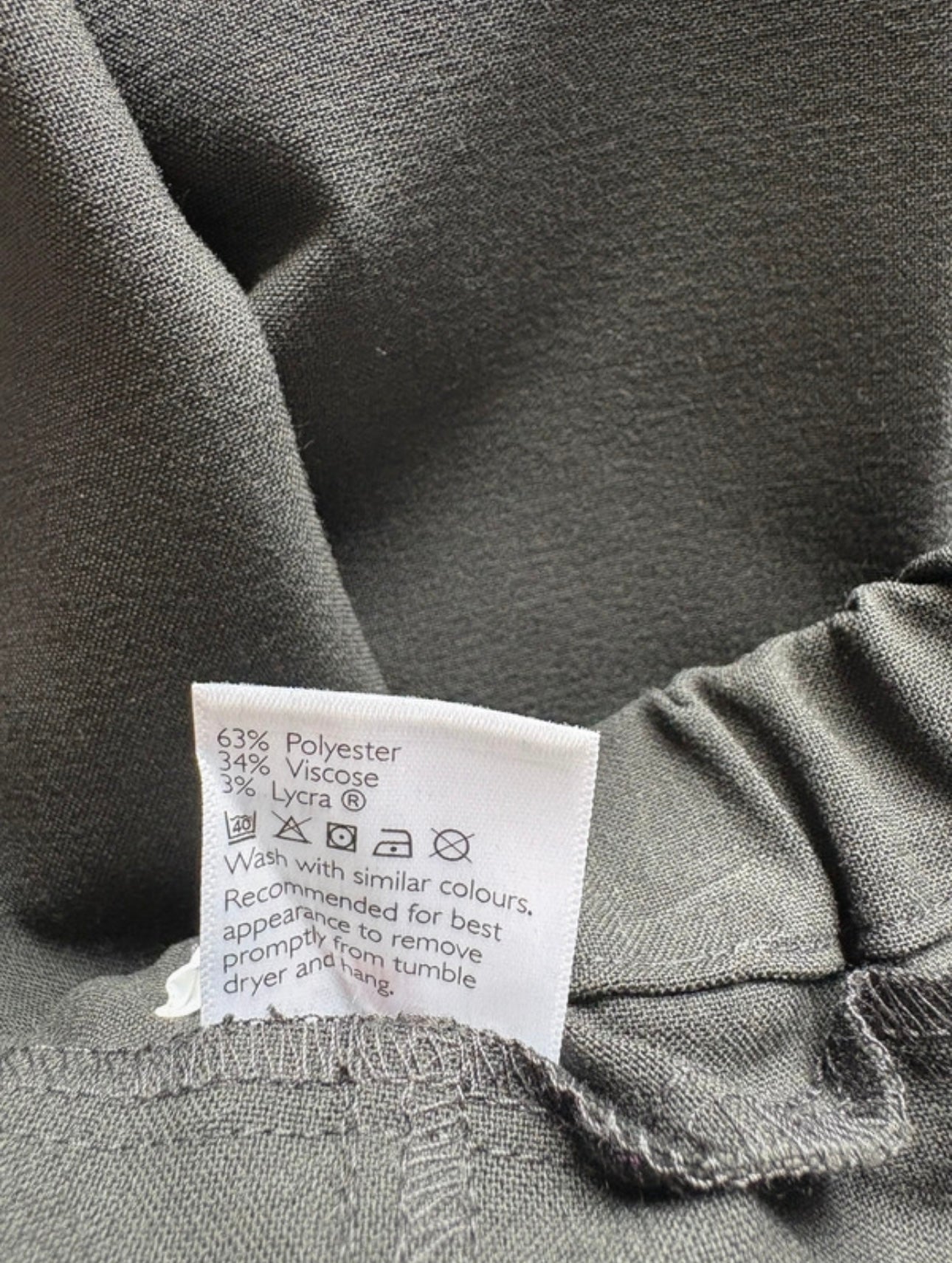 John Lewis Girls Trousers Regular Fit Colour Black Size 7 Years