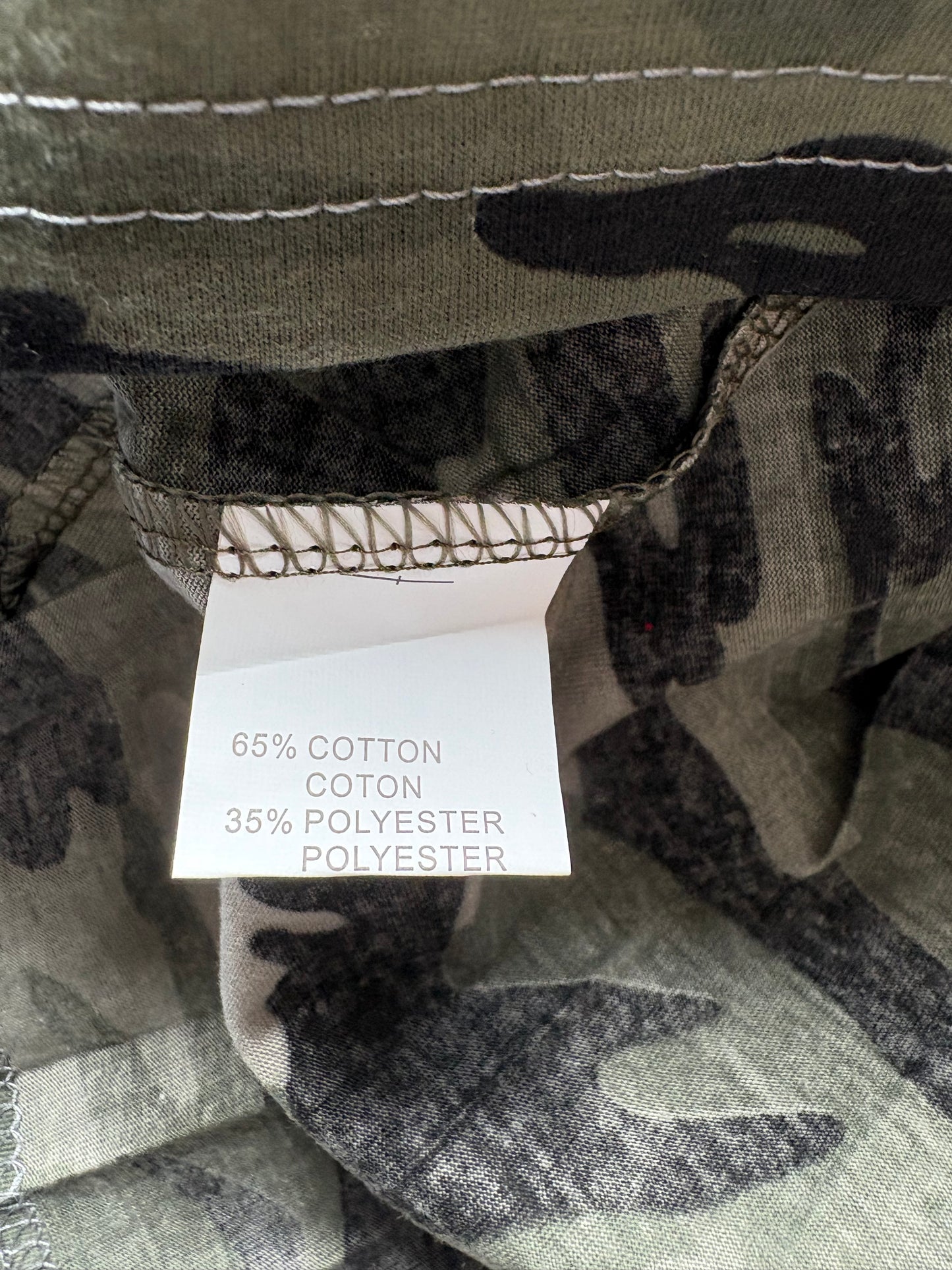 Max Men Collection Short Sleeve Camo T-Shirt Colour Khaki Camo Size M