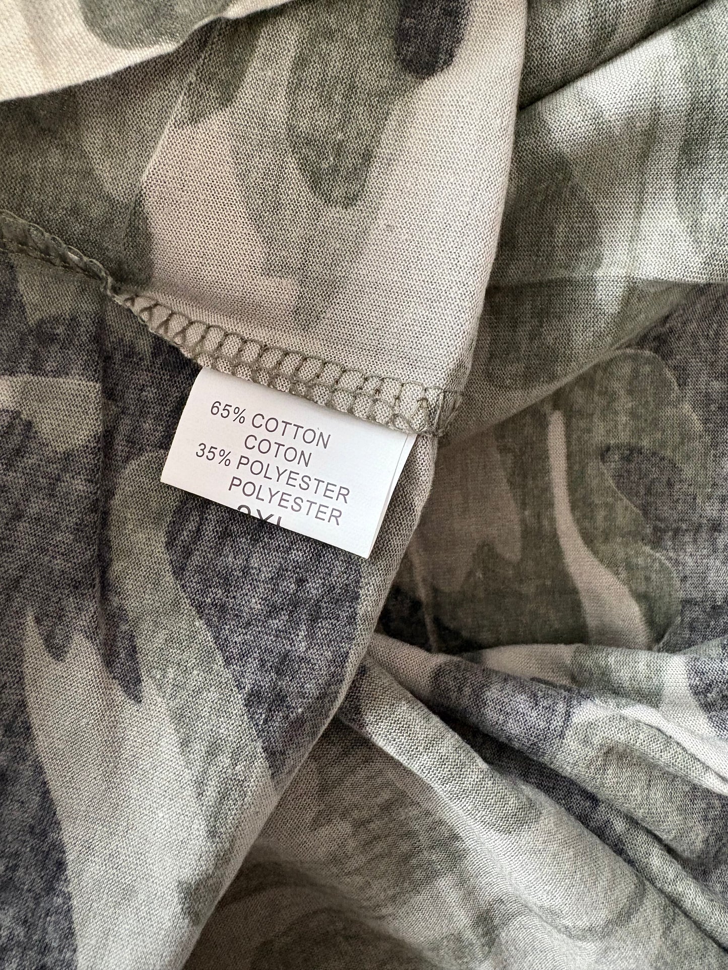 Max Men Collection Short Sleeve
Camo T-Shirt Colour Khaki Camo Size XXL