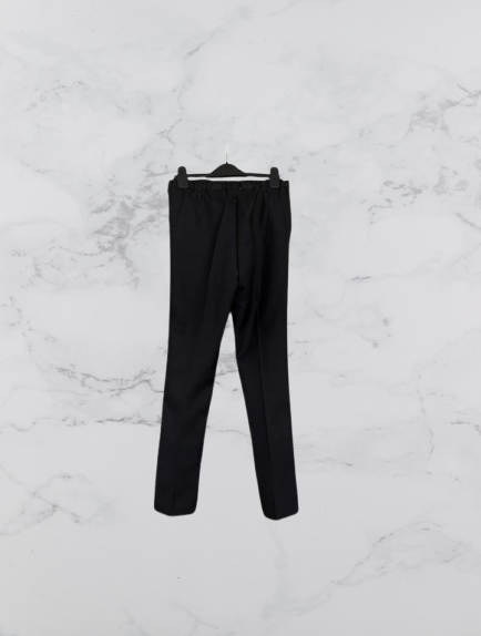 John Lewis Skinny Fit Longer Length Trousers Colour Black Size 9 Years