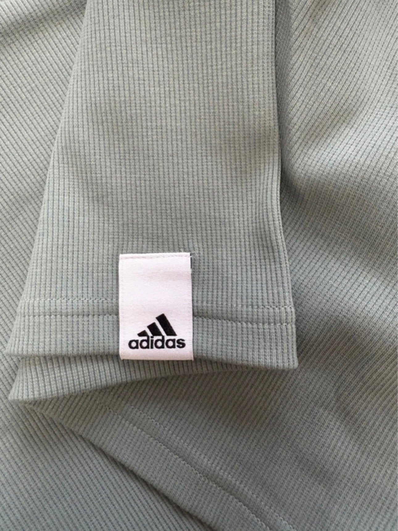 Adidas Lounge Ribbed Shorts Colour Silgrn Size 20-22