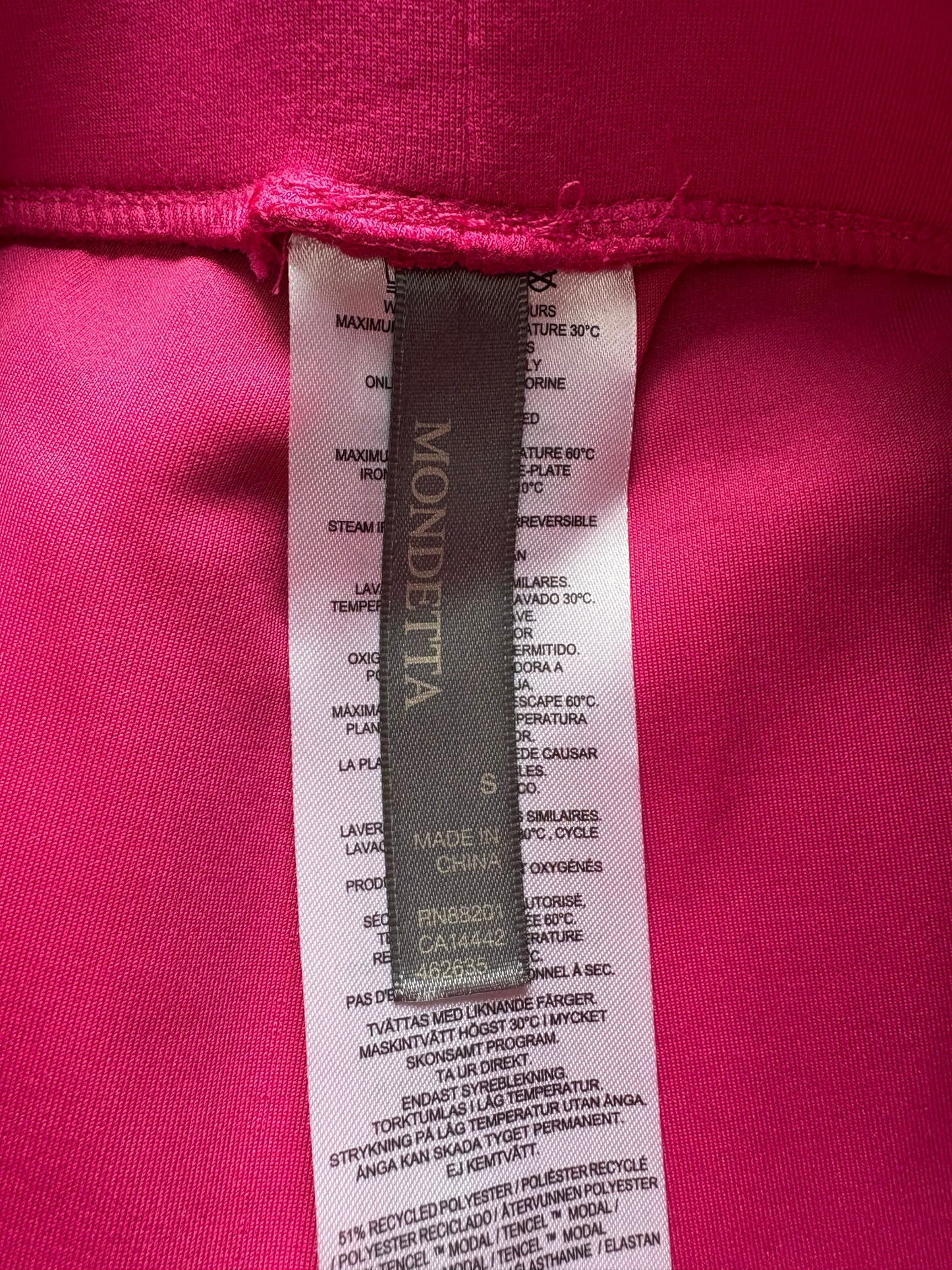 Mondetta Ultra Soft Wide Leg Pant Colour Boudoir Red Size S