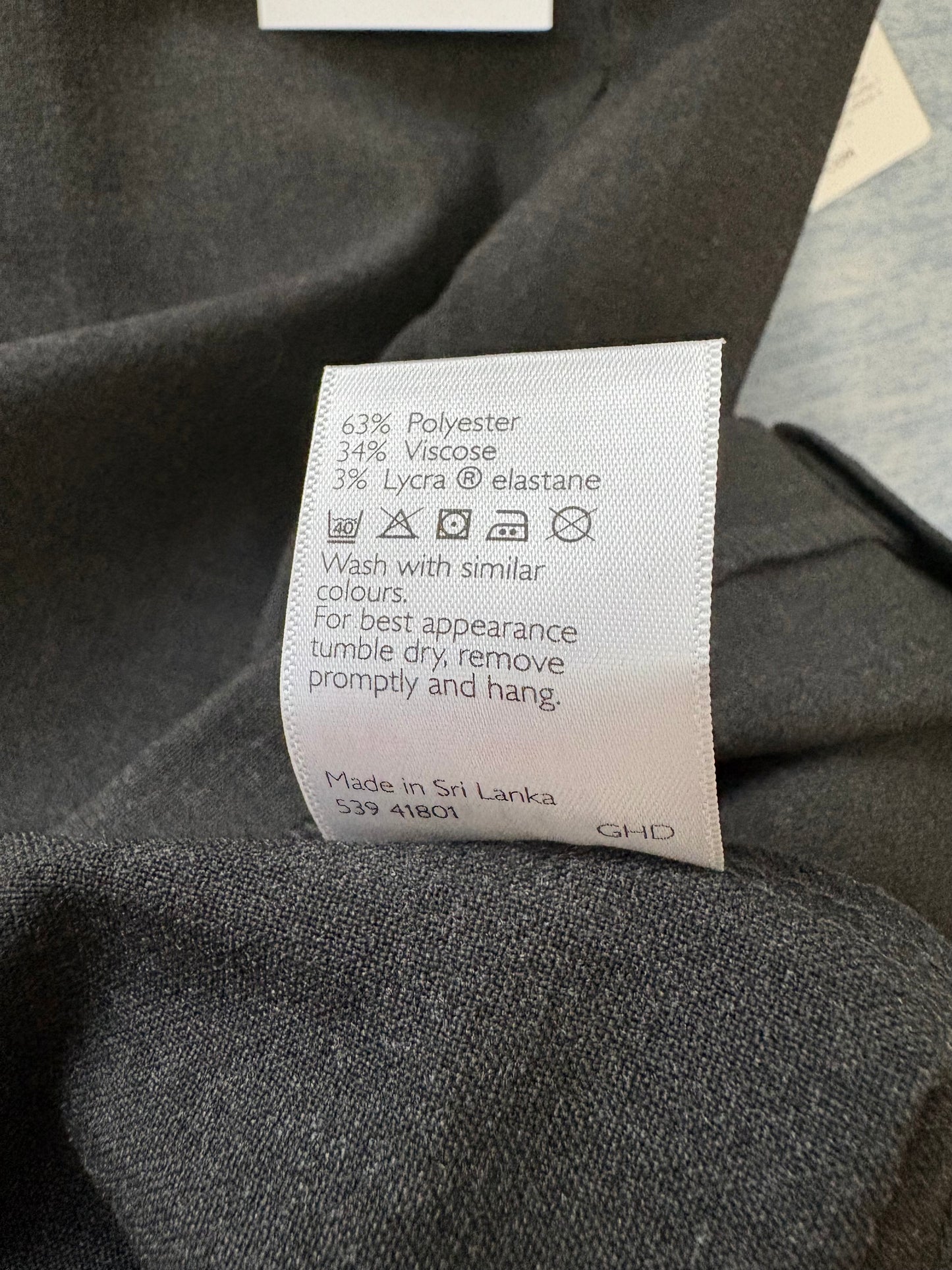 John Lewis Pencil Skirt Colour Grey Size 8 Years