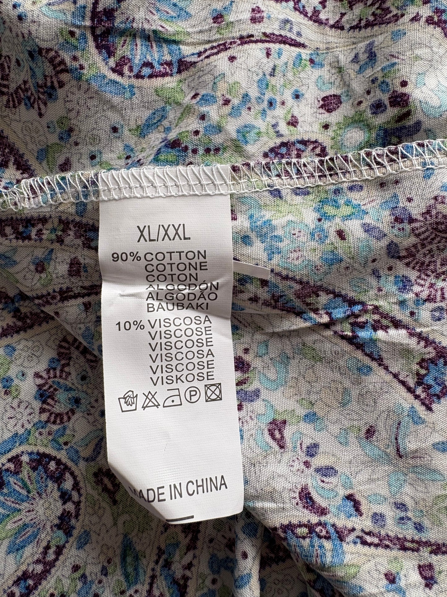 Evelyn Ruched Shoulder Sleeveless Midi Dress Colour Blue Multi Size XL/XXL One Size 8-16