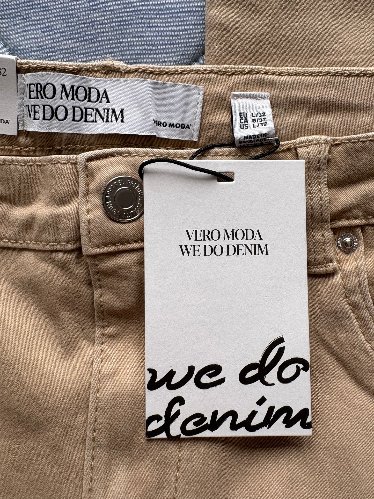 Vero Moda Ivy Cargo Trousers Colour Nomad Size L