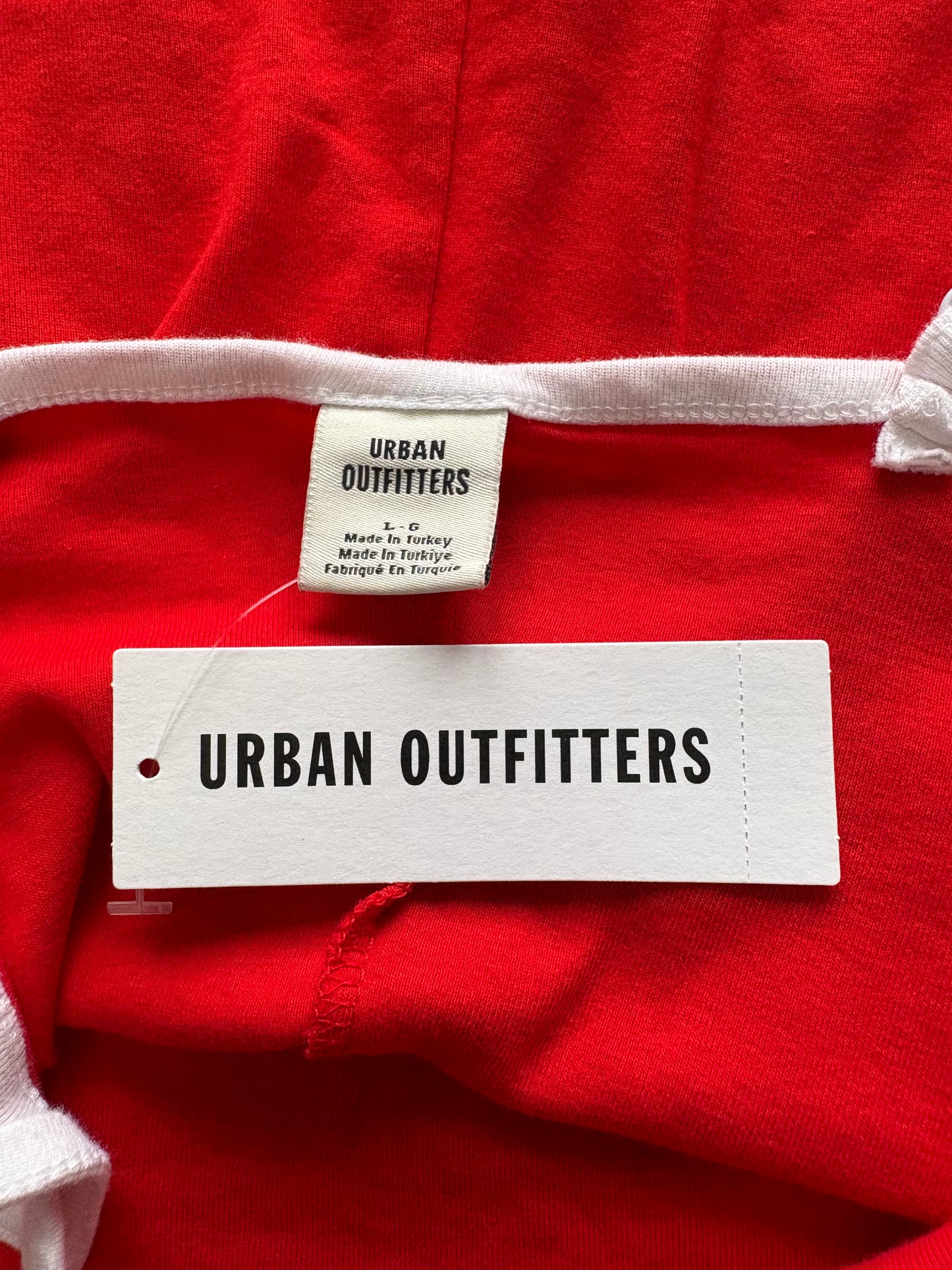 Urban Outfitters 'It's not me it's you' Mini Dress Colour Red /White Size L