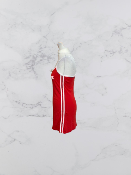Urban Outfitters 'It's not me it's you' Mini Dress Colour Red /White Size L
