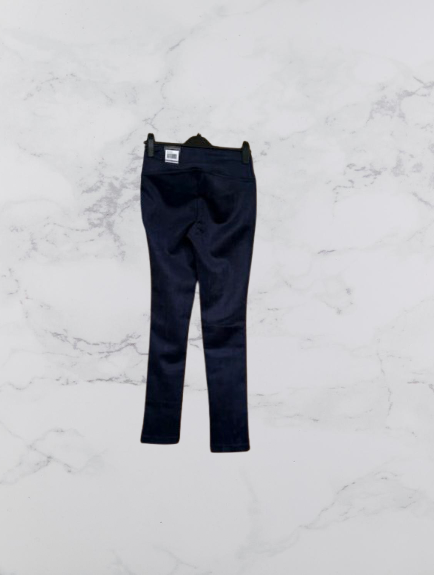 Andrew Marc stretch faux suede pull on pants Colour Navy Size XS
UK Size 8