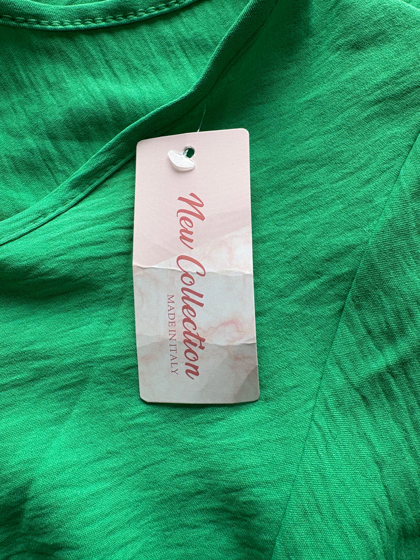 New Collection Short Sleeve Top Colour Green One Size 12-22