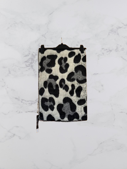 Martissima By Marta Marzotto Supersoft Scarf/Shawl Colour Black/Cream One Size
