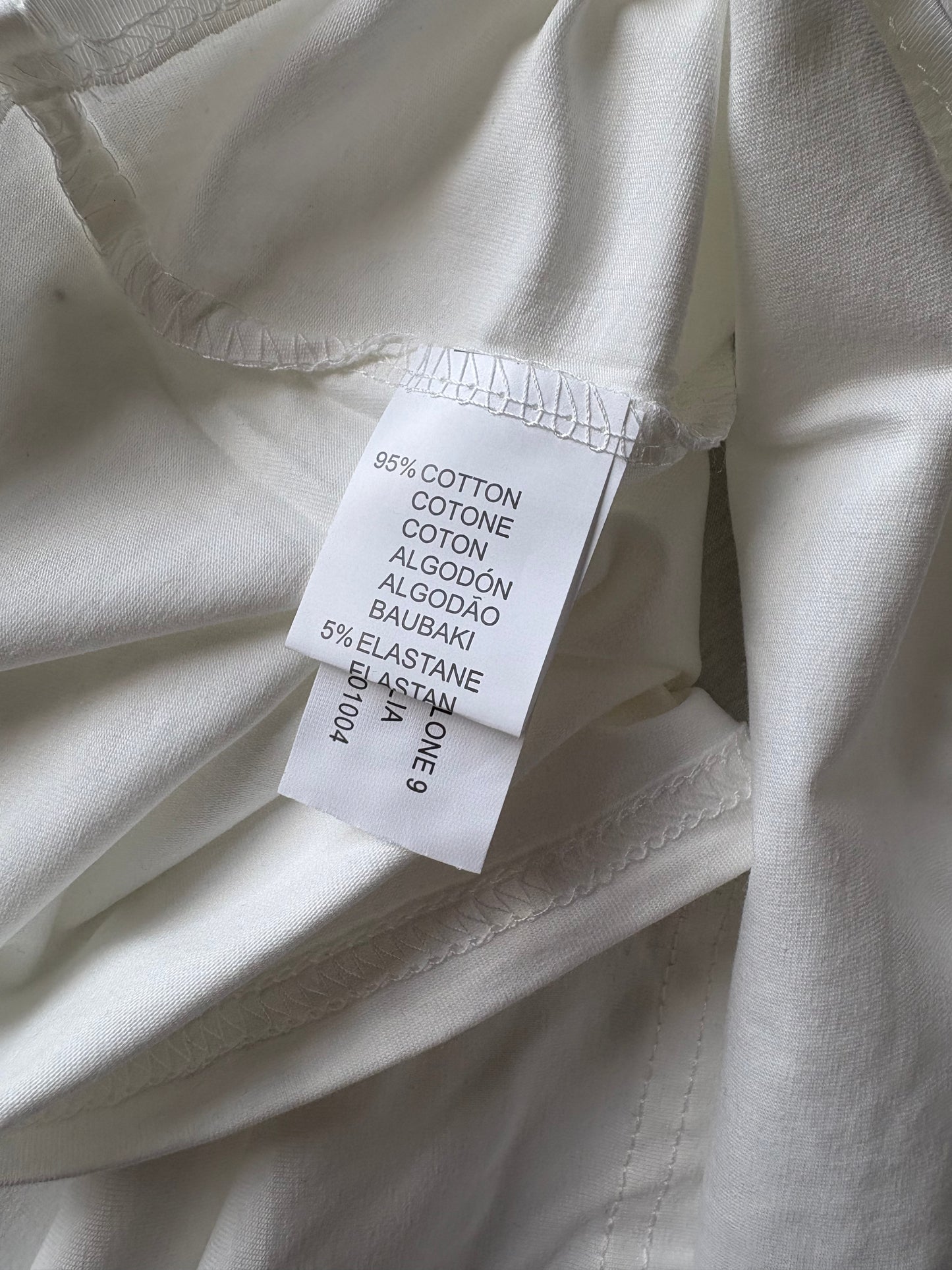 Evelin Broderie 'Love' Short Sleeve Top Colour White Size XL/XXL