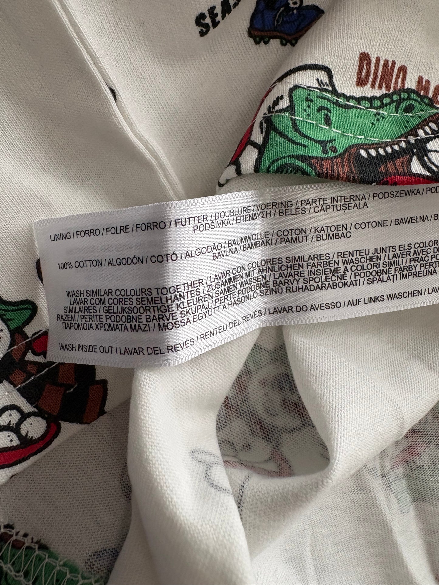 Primark 'Christmas' Long Sleeve Top Colour White Multi Size 4-5 Years