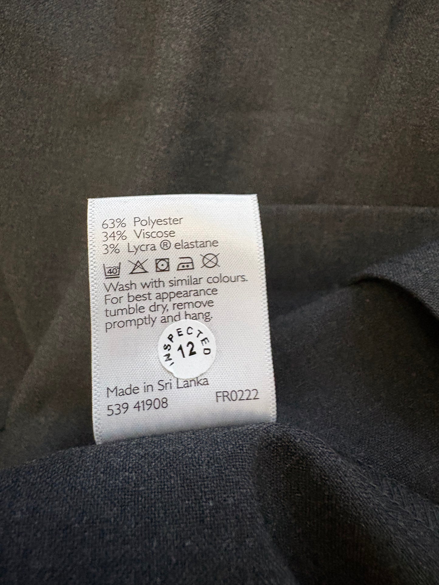 John Lewis Pencil Skirt Colour Grey Size 15 Years