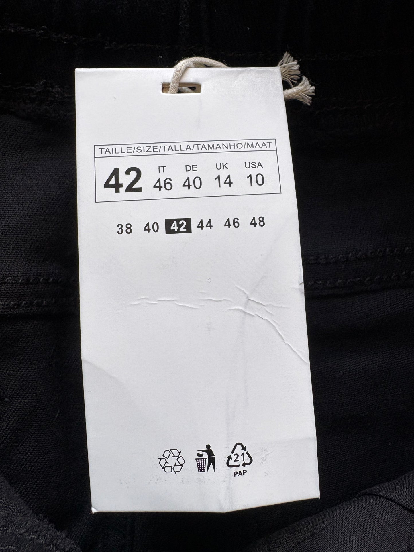 G-Smack Cargo Style Jeans Colour Black Size 14
