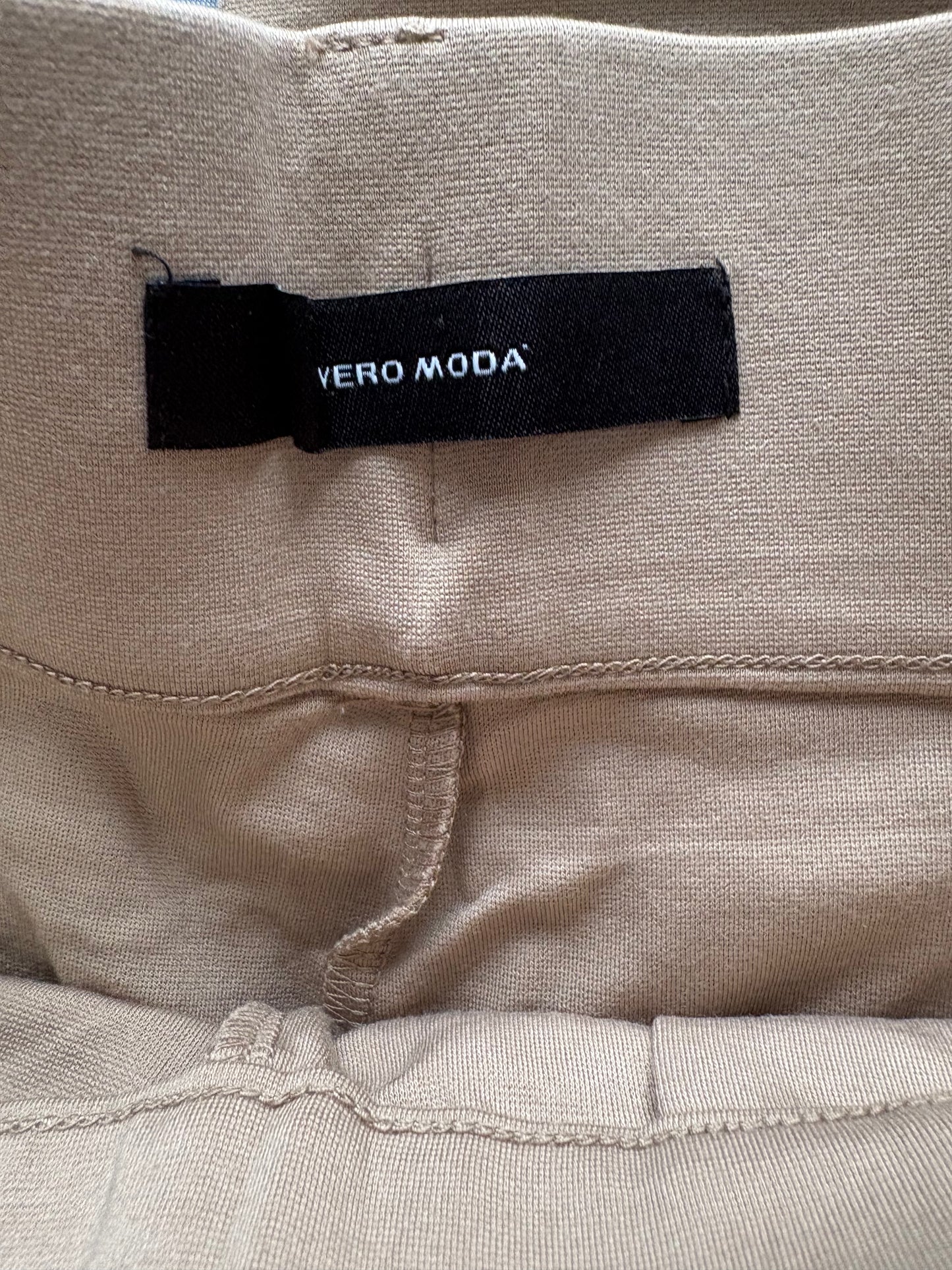 Vero Moda Tall VMeva High Waisted Trousers Colour Silver Mink Size S L36
