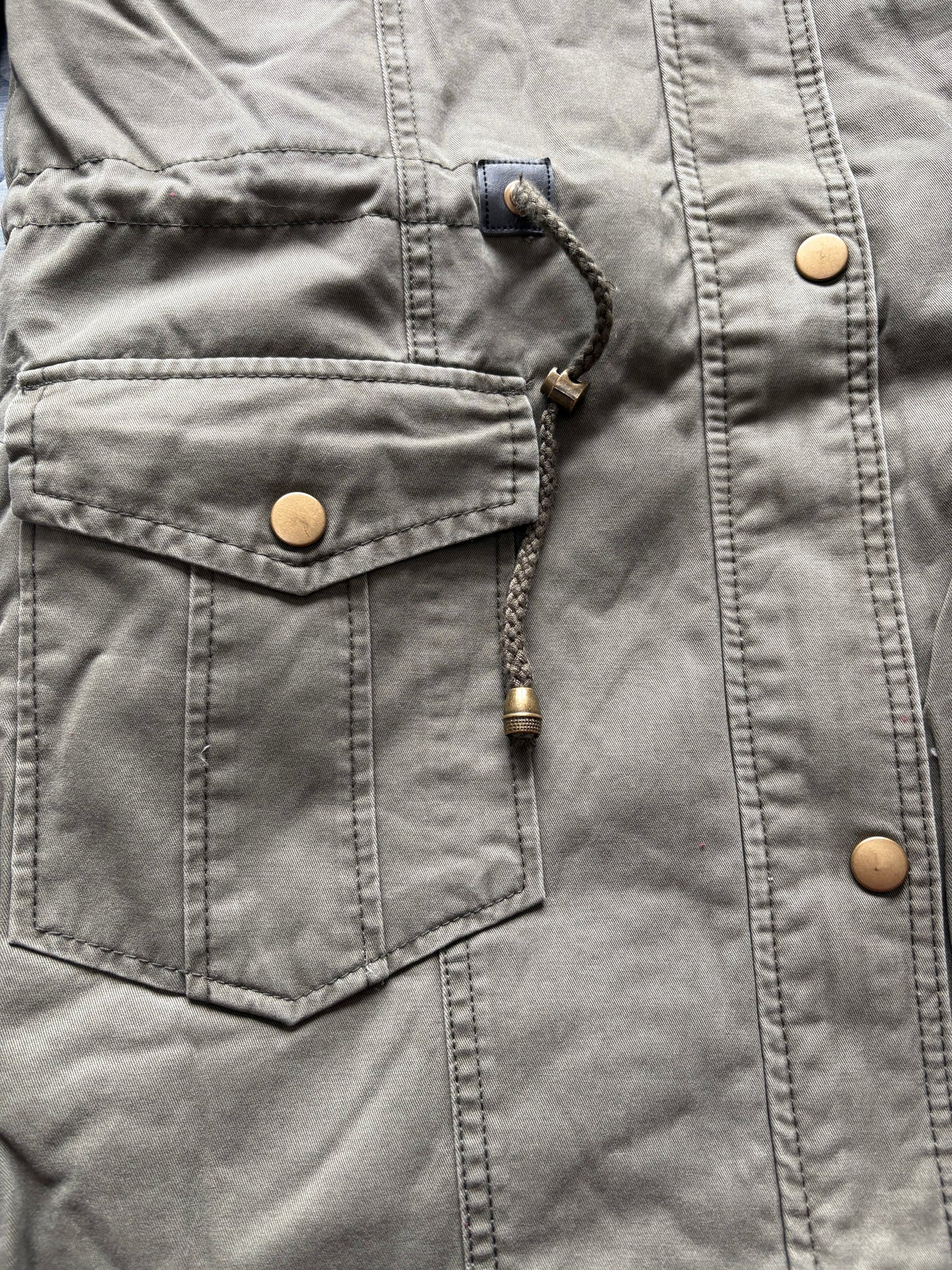 BD New Collection Hooded Parka Jacket Colour Khaki Size 10