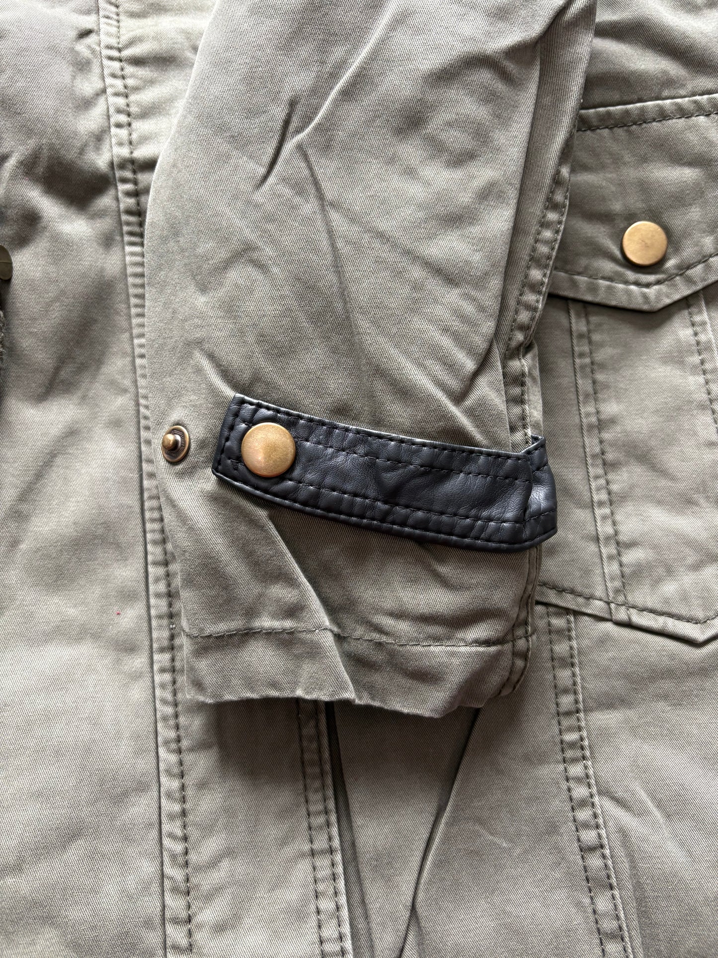 BD New Collection Hooded Parka Jacket Colour Khaki Size 10