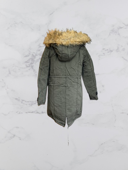 BD New Collection Hooded Parka Jacket Colour Khaki Size 10