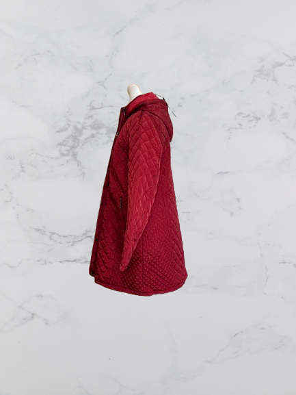 Cissy & Co Lightweight Quilted Jacket Colour Red Size XL