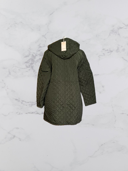 Cissy & Co Lightweight Quilted Jacket Colour Dark Green Size XL