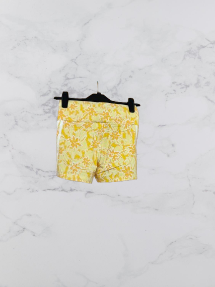 Adidas Originals Island Club All Over Print Shorts Colour Cream White Size XS