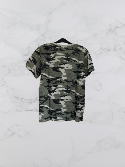 Max Men Collection Short Sleeve Camo T-Shirt Colour Khaki Camo Size M