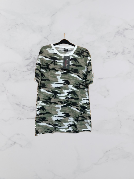 Max Men Collection Short Sleeve
Camo T-Shirt Colour Khaki/White Camo Size XXL