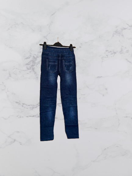 Bella Sirena Pearl Detail Leggings Colour Dark Blue One Size 8-12
