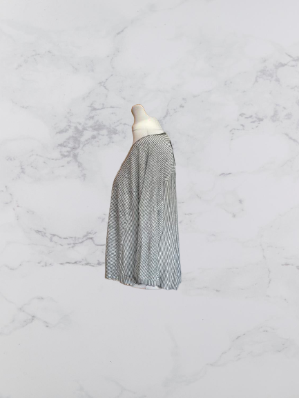 Wrap London Linen 3/4 Sleeve Top Colour Khaki Size 22