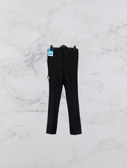 John Lewis Skinny Fit Longer Length Trousers Colour Black Size 9 Years