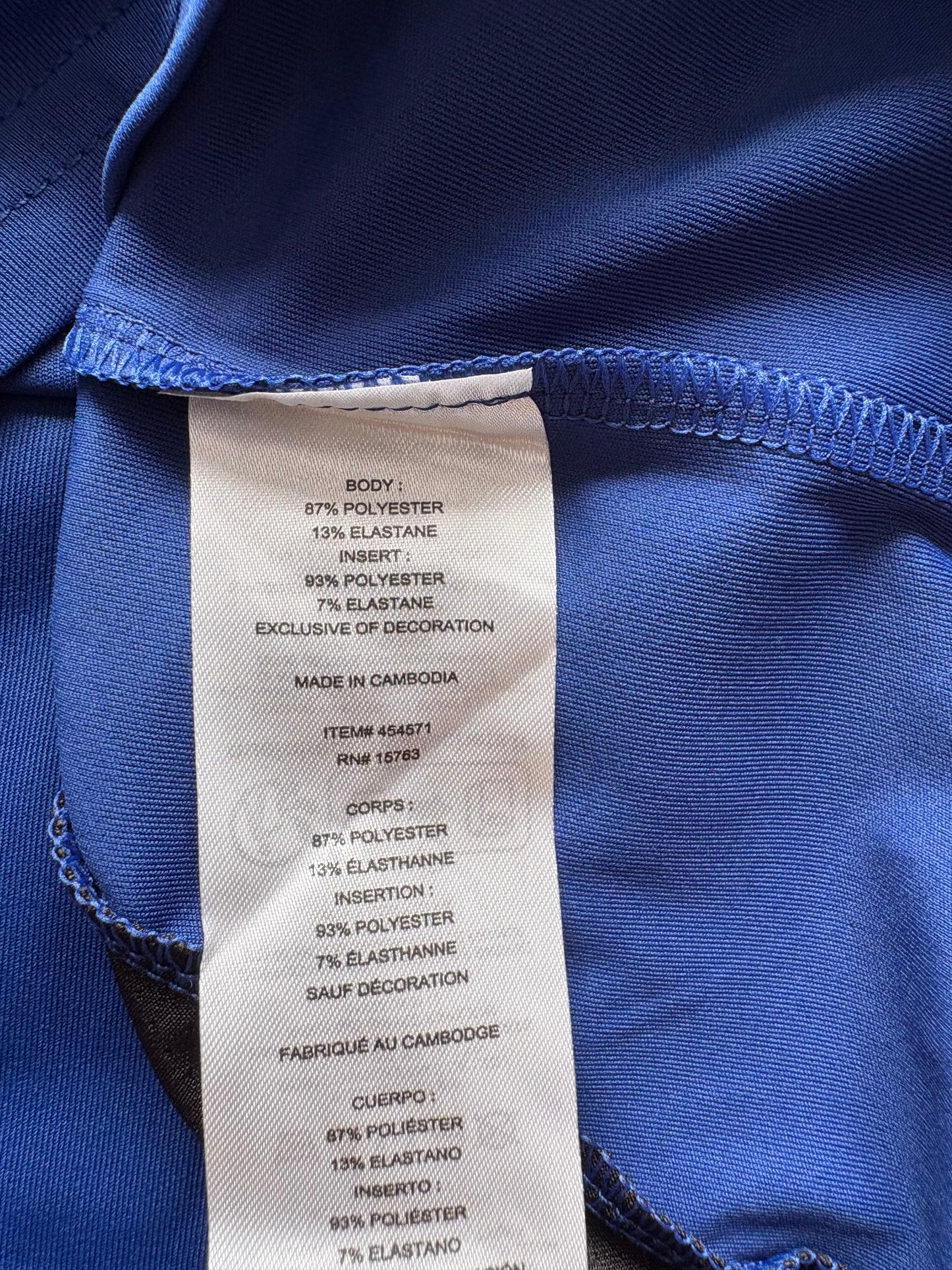 Champion Short Sleeve T-Shirt Colour Jewel Sapphire Size L