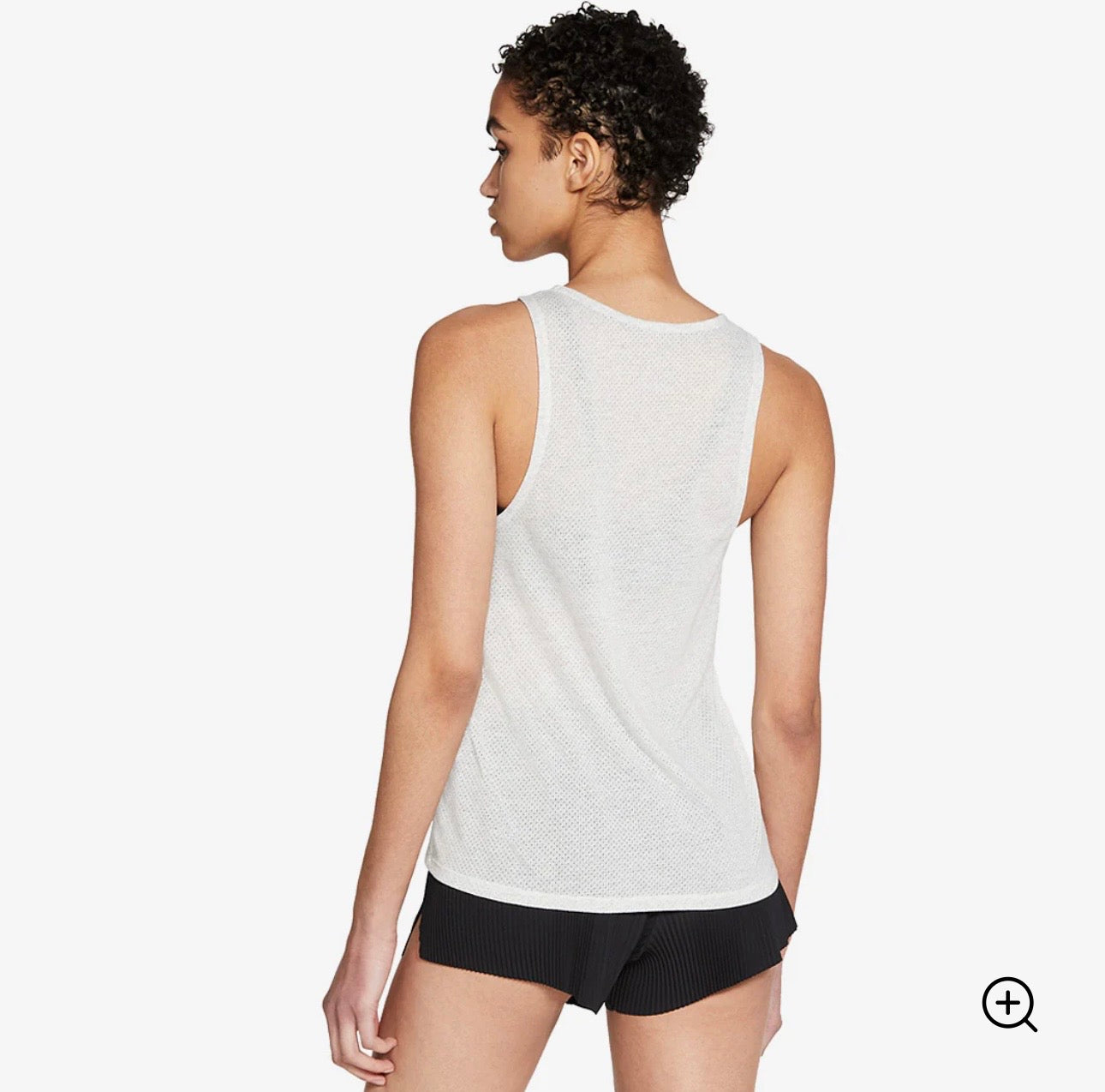 Nike Dri-Fit City Sleek Tank Colour Grey/Silver Size XS