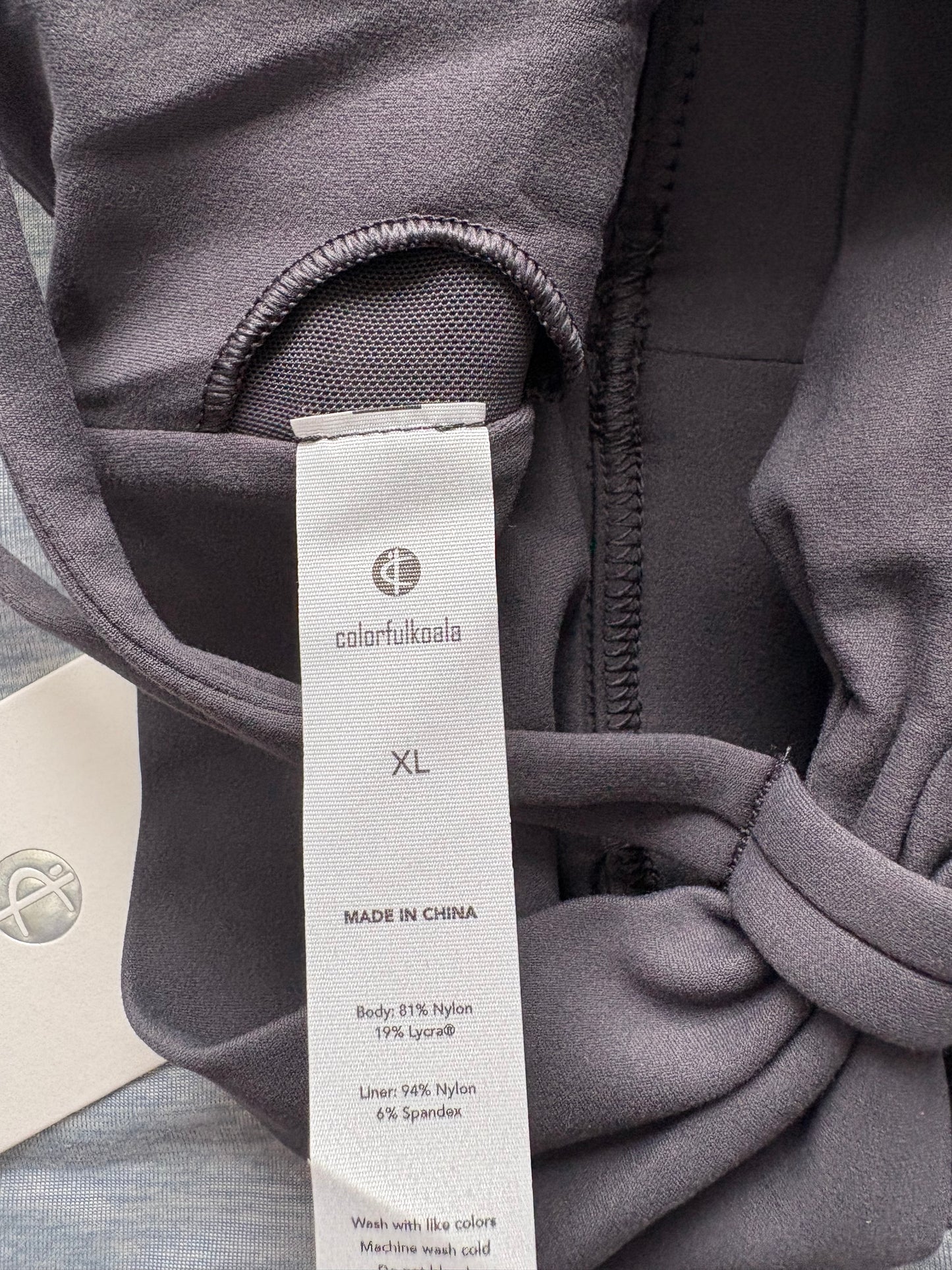 Colorfulkoala Dreamlux Bowknot Strappy Sports Top Colour Blue Ink