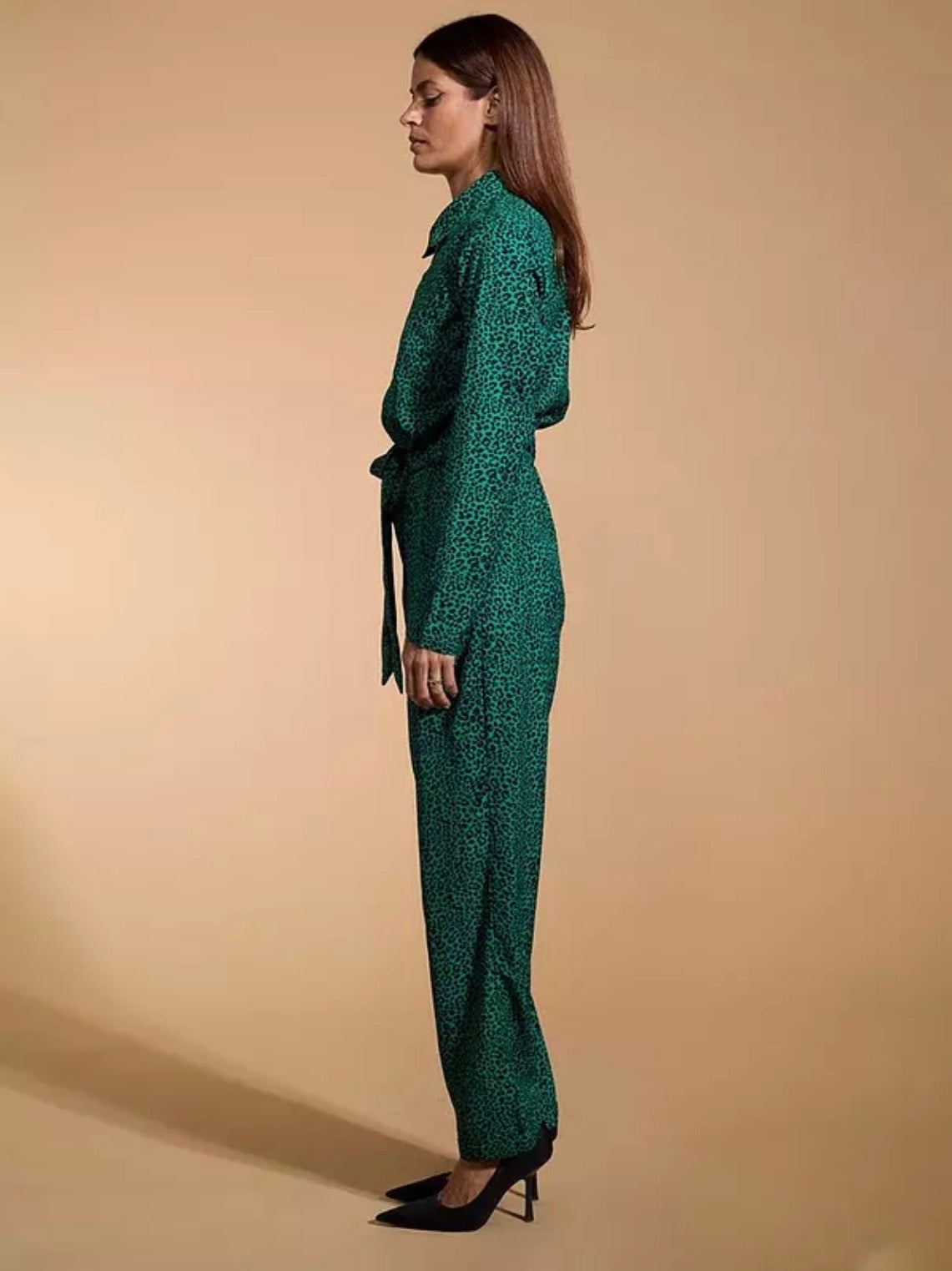 Dancing Leopard Roxanna Jumpsuit Colour Green/Black