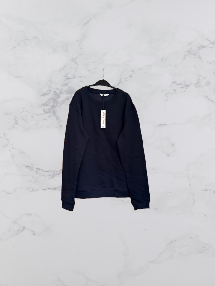 John Lewis Anyday Sweatshirt Colour Navy Size 38 Inches