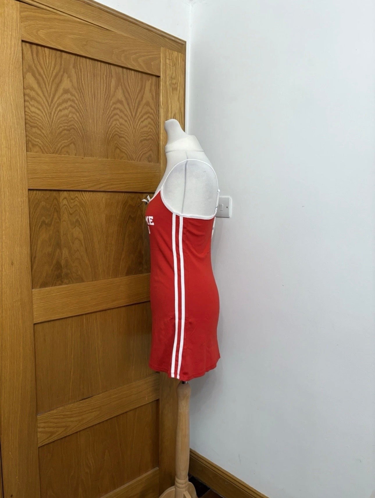 Urban Outfitters 'It's not me it's you' Mini Dress Colour Red/White Size L