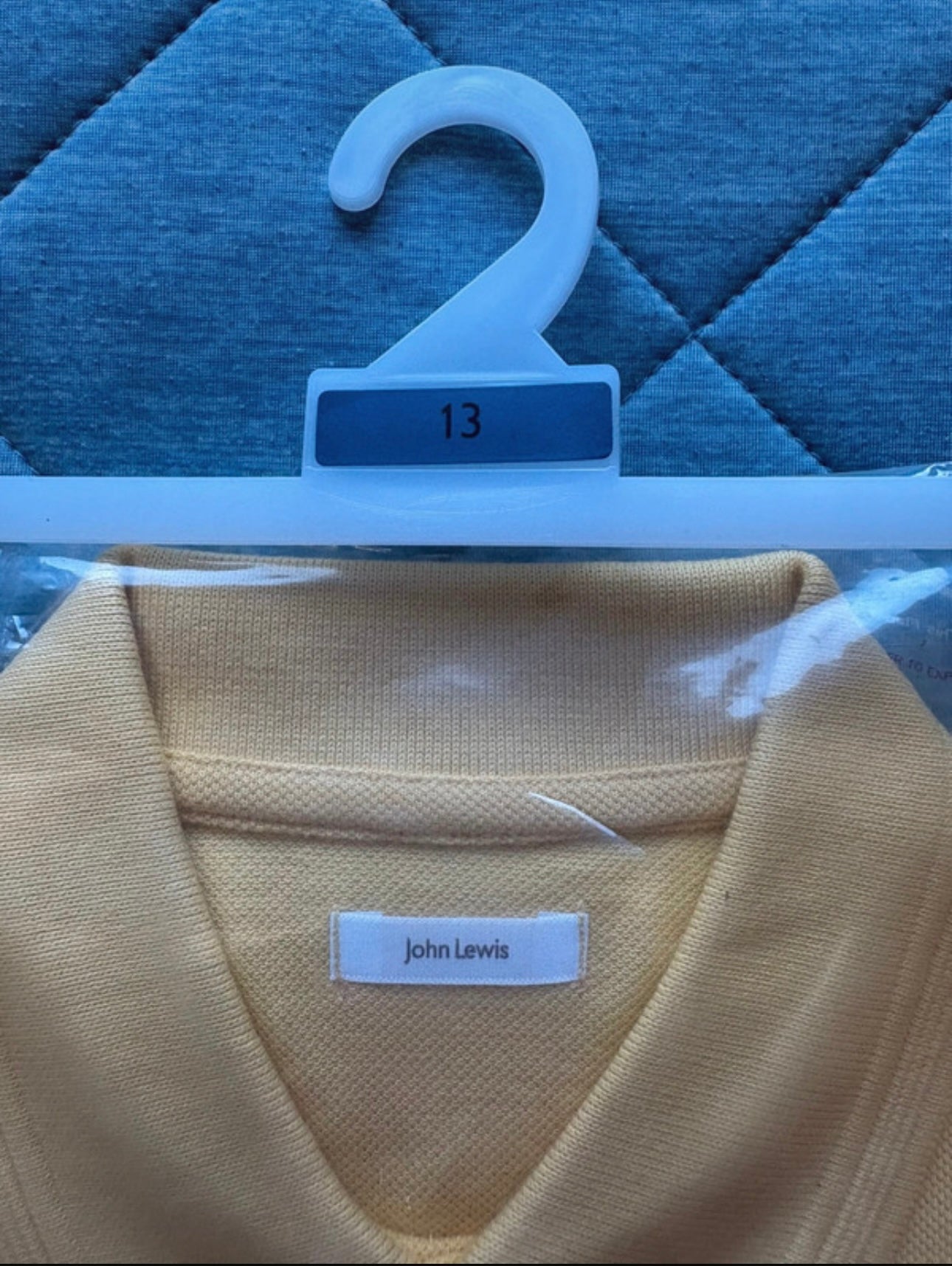 John Lewis 2 Pack Short Sleeve Polo Shirts Colour Yellow Size 13 Years
