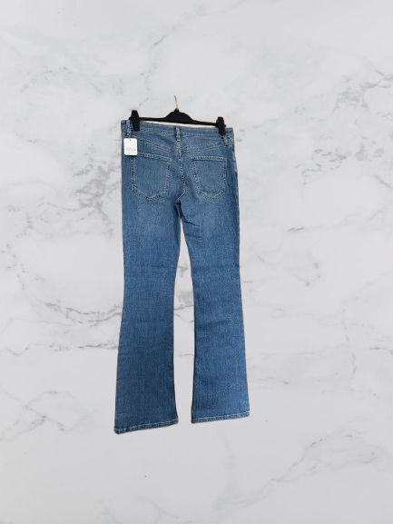 Free People We The Free 'Carmen' Flare Ripped Jeans Size 28 UK Size 12 Colour Indigo