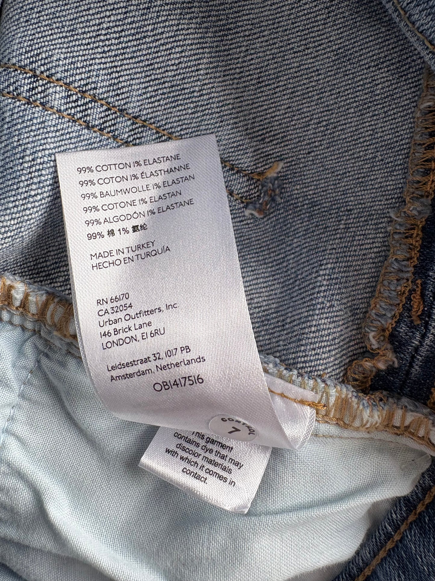 Free People We The Free 'Carmen' Flare Ripped Jeans Size 28 UK Size 12 Colour Indigo