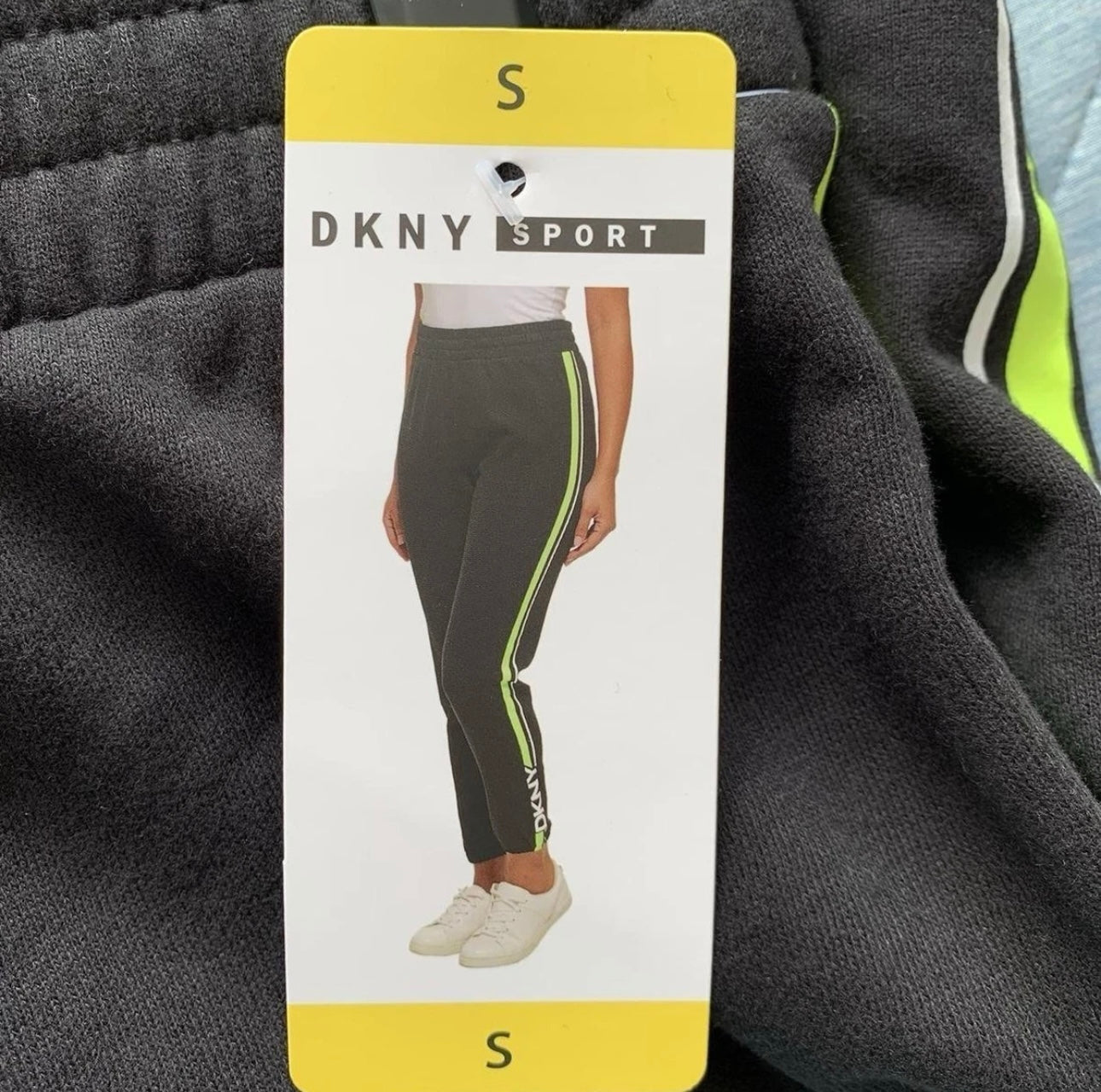 DKNY Sport Ladies Jogging Trousers Colour Black Size S (UK Size 10/12)