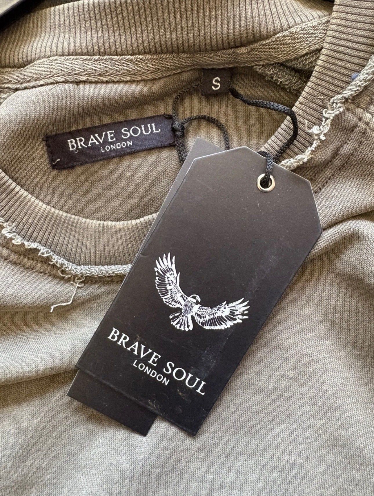 Brave Soul Zip Side Casual T-Shirt
Colour Khaki Size S