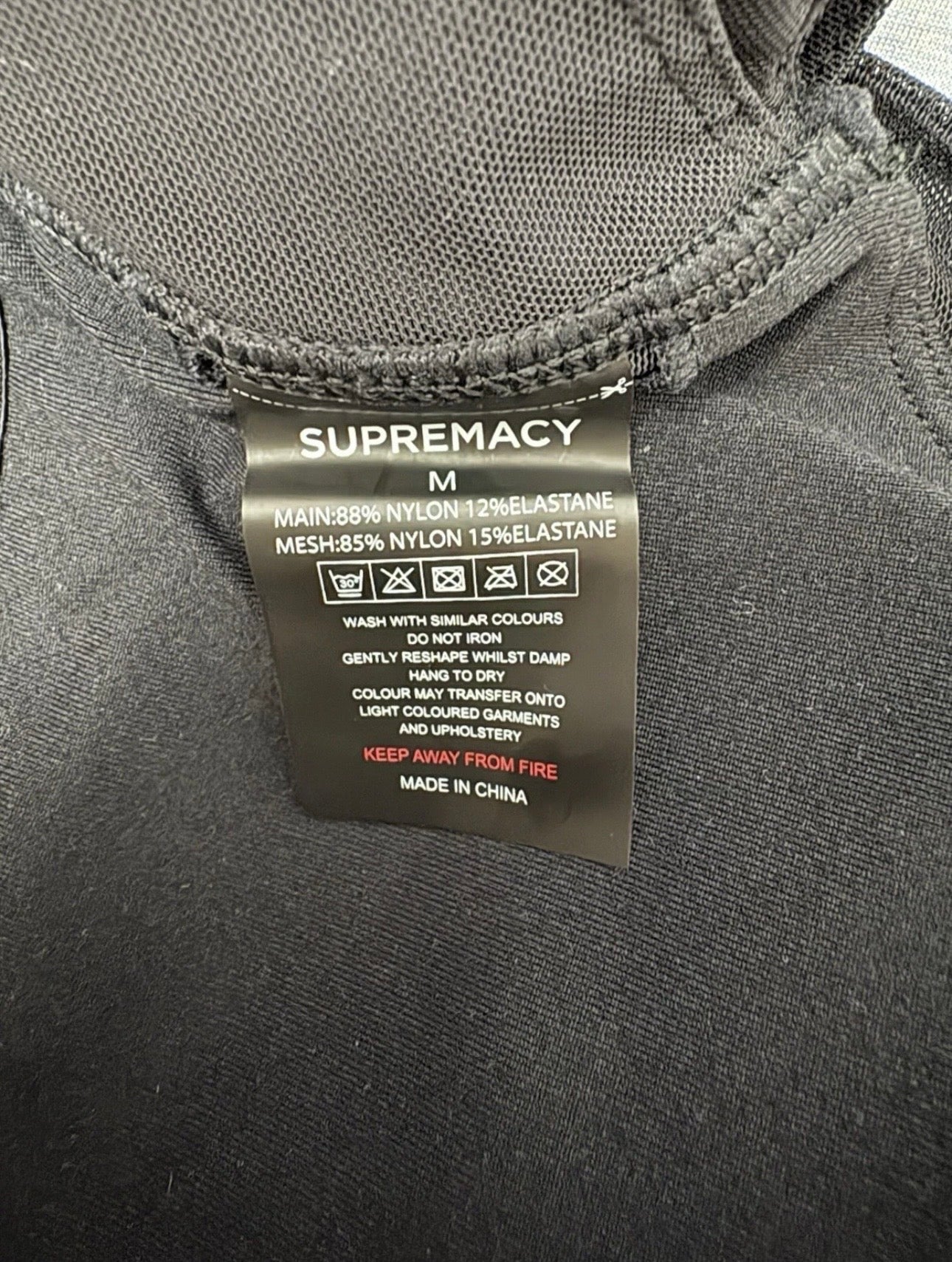 Supremacy Peak Twist Back Bra
Colour Black Size M