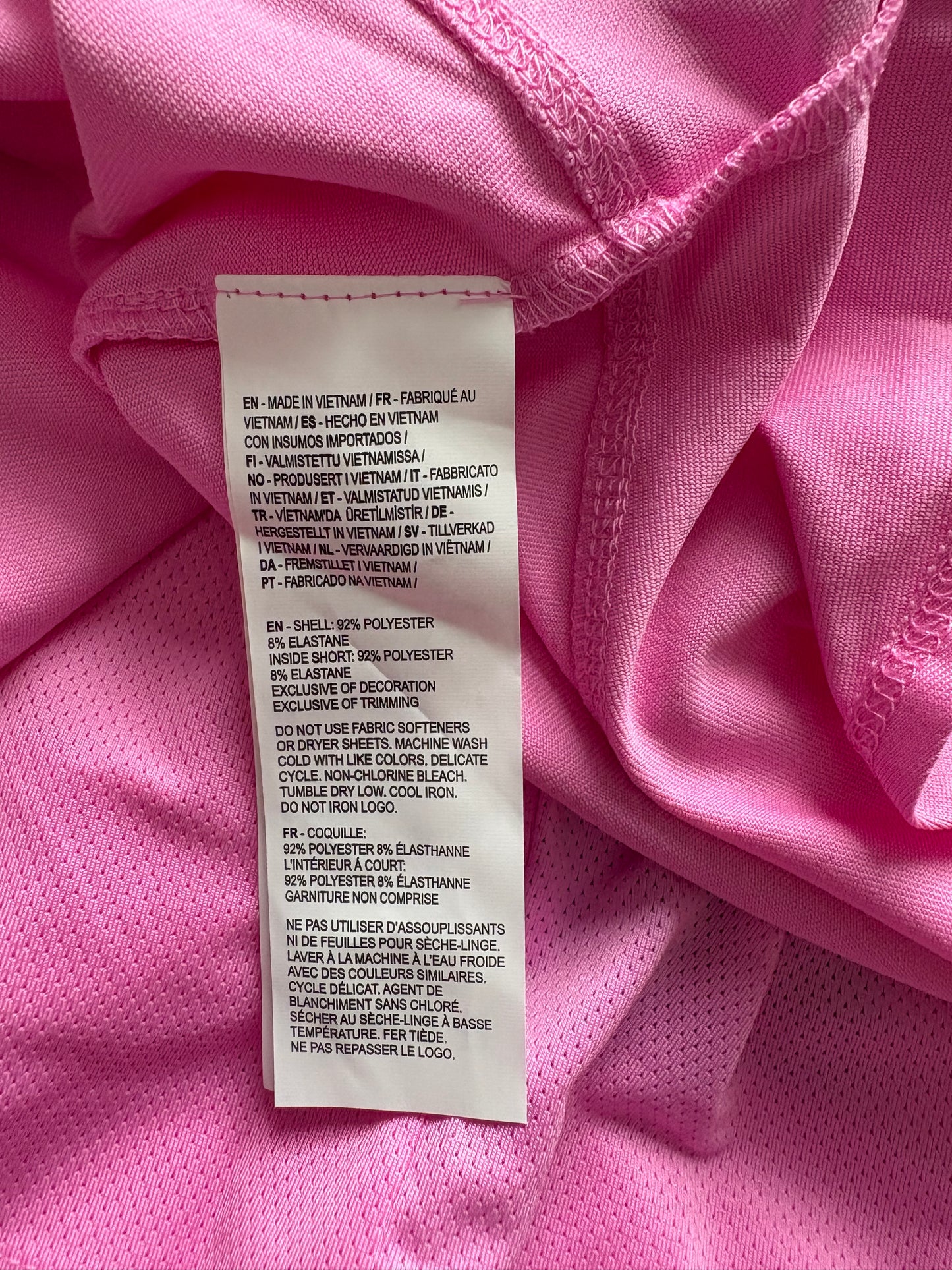 Callaway Knit Skort Colour Pink Sunset Size XL